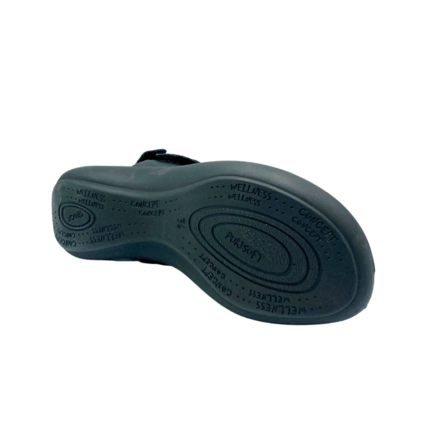 Sole of the Romika Ibiza 77 sandal. Solid surface for comfort walking across any surface