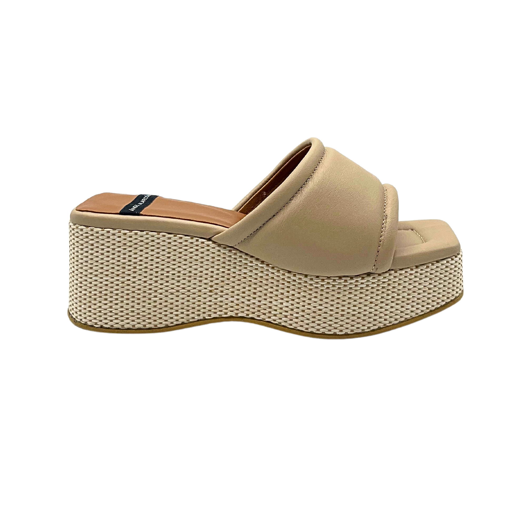 Outside view of Angel Alarcon Naomi in Dream Skinb.  Platform mule