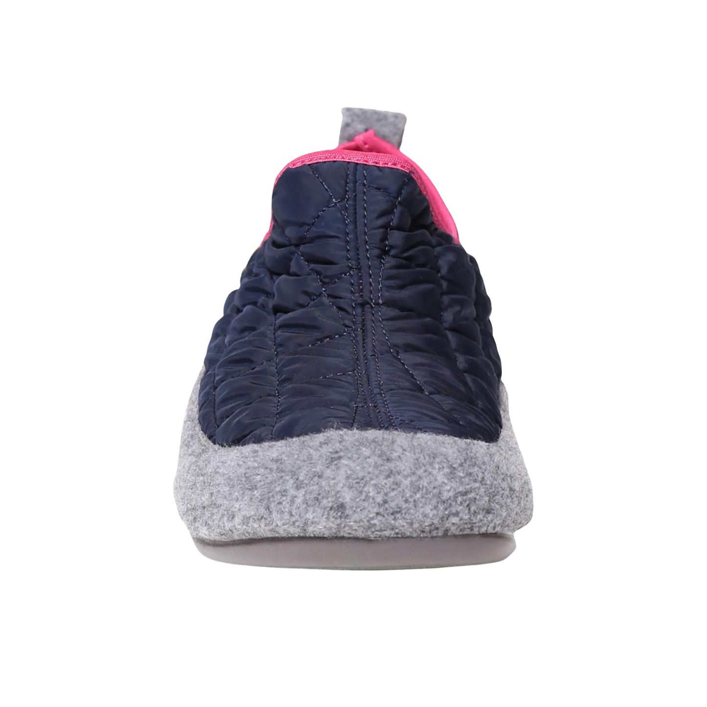 Front profile of the Toni Pons Mare Slipper in the colour Navy.