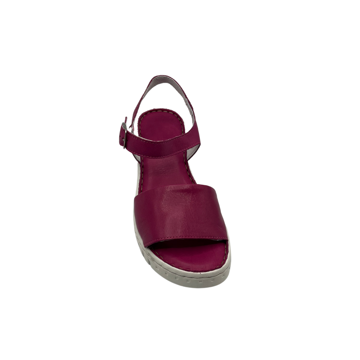 Tyche Talon sandals feature a leather upper on a rubber 1-inch platform sole.