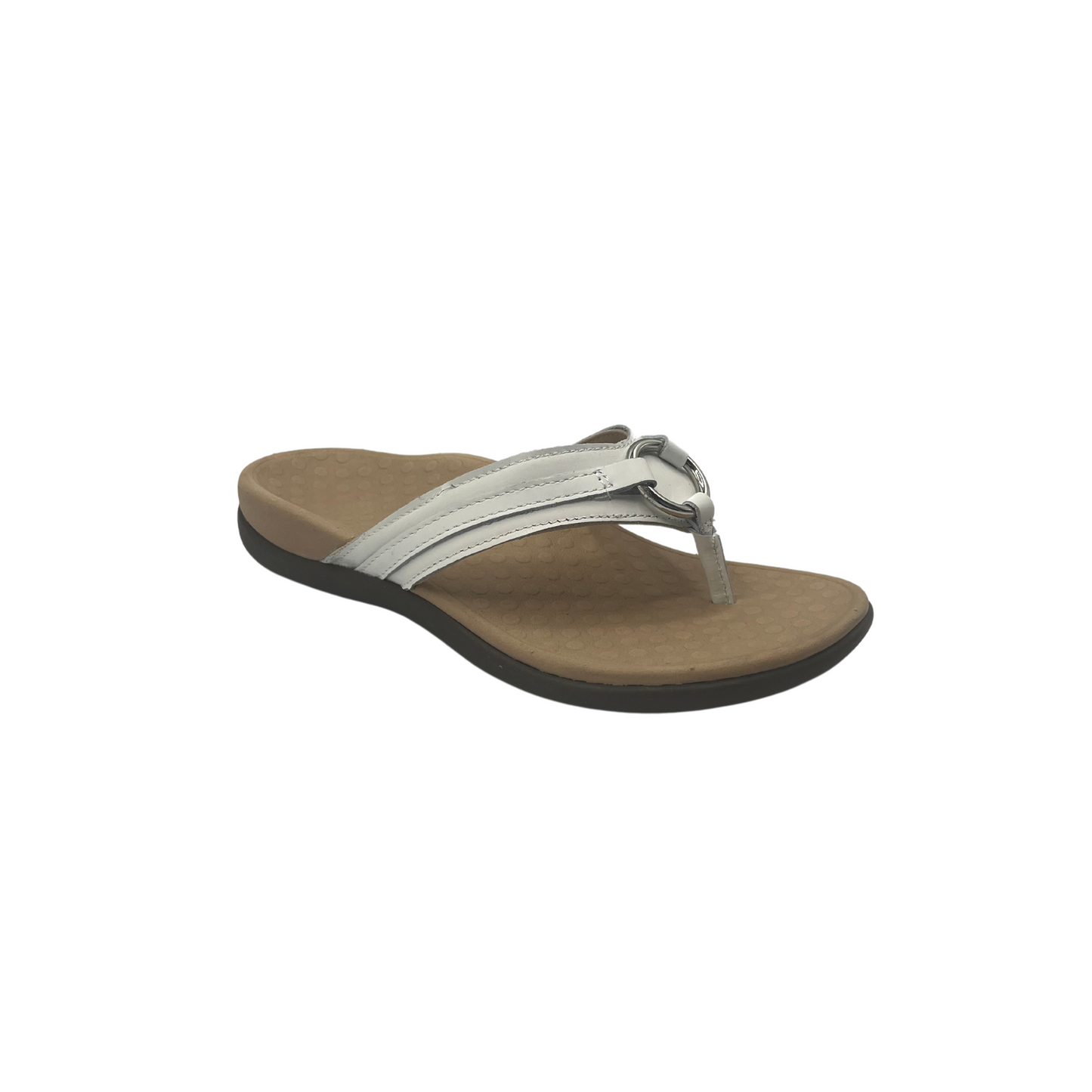 Featuring sleek leather and a hardwearing rubber sole, Vionic Tide offers lasting durability.