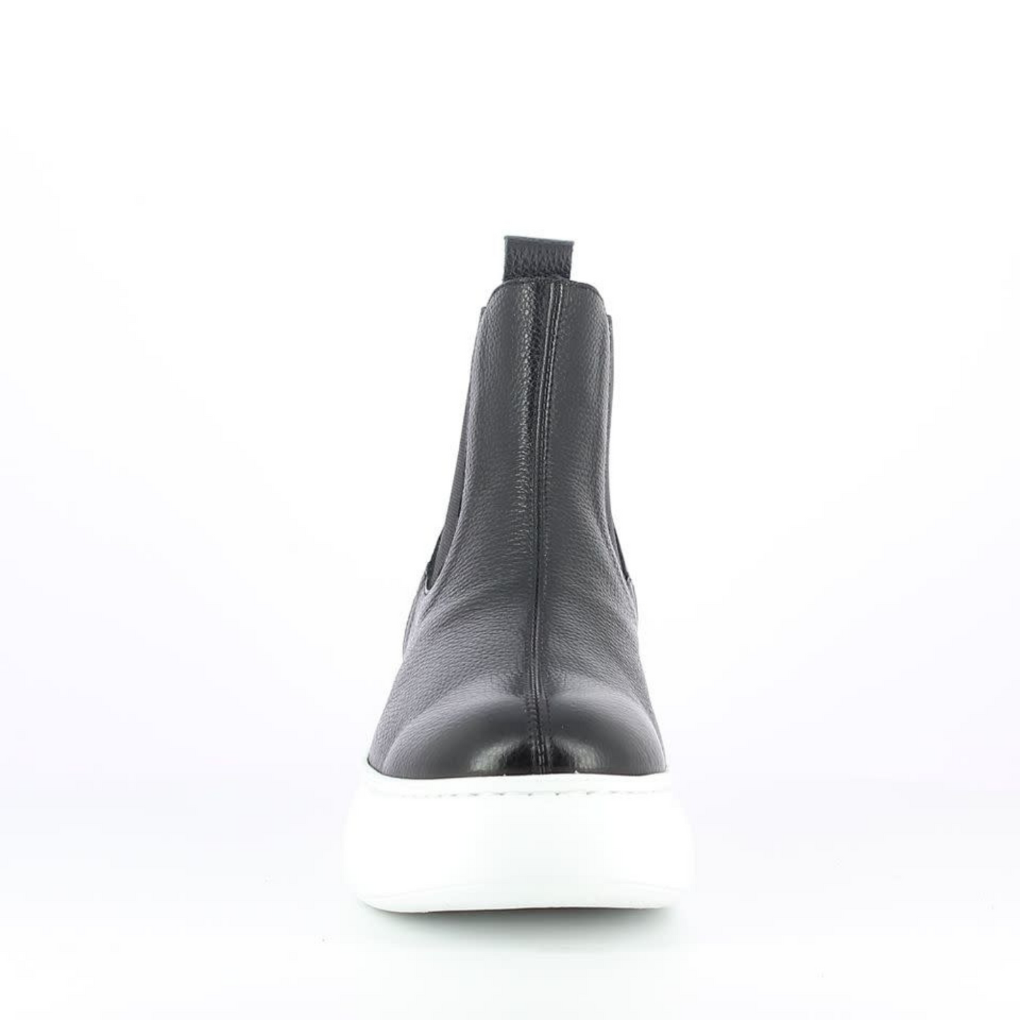 Front profile of the Wonders Barcelona Boot in the colour Black.