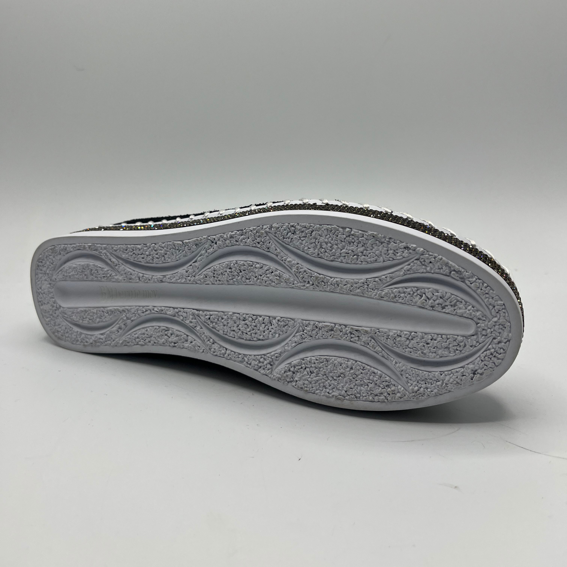 White shoe sole on a white background