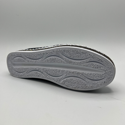 White shoe sole on a white background