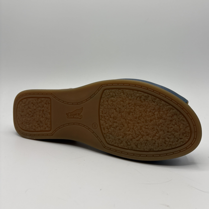 Brown shoe sole on a white background