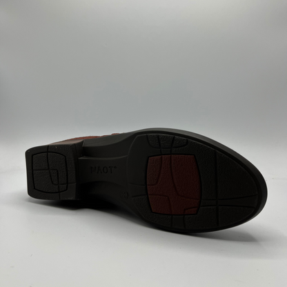 Black shoe sole on a white background