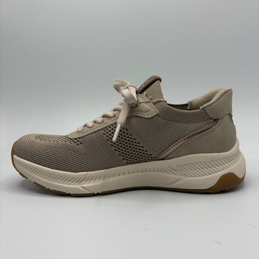 Brown sneaker on a white background