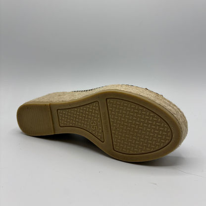 Brown shoe sole on a white background