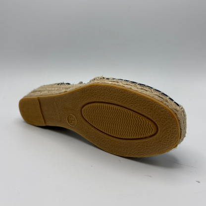 Brown sandal sole on a white background