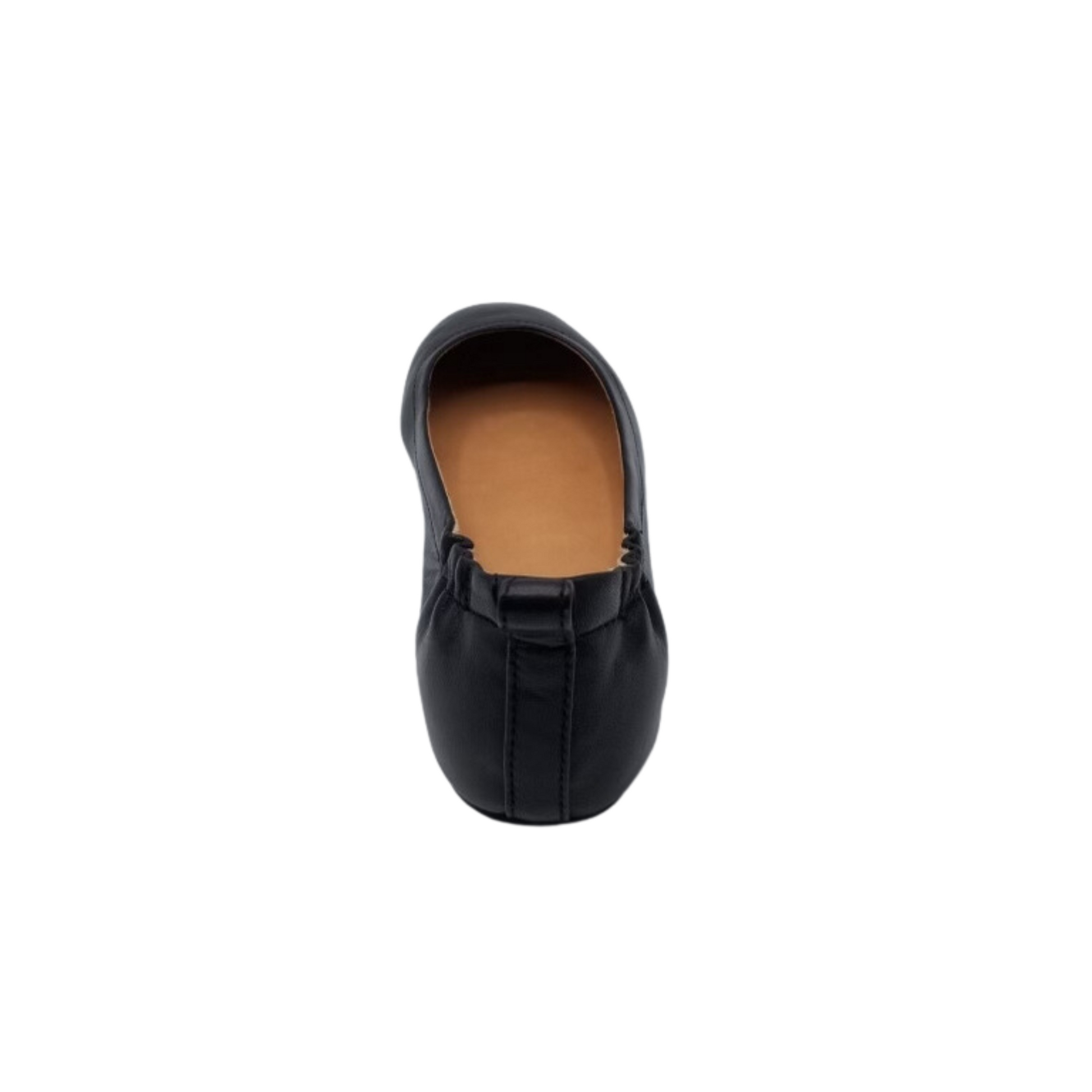 The Allegro Ballet Flat features a low-profile design for convenient slip-on access.