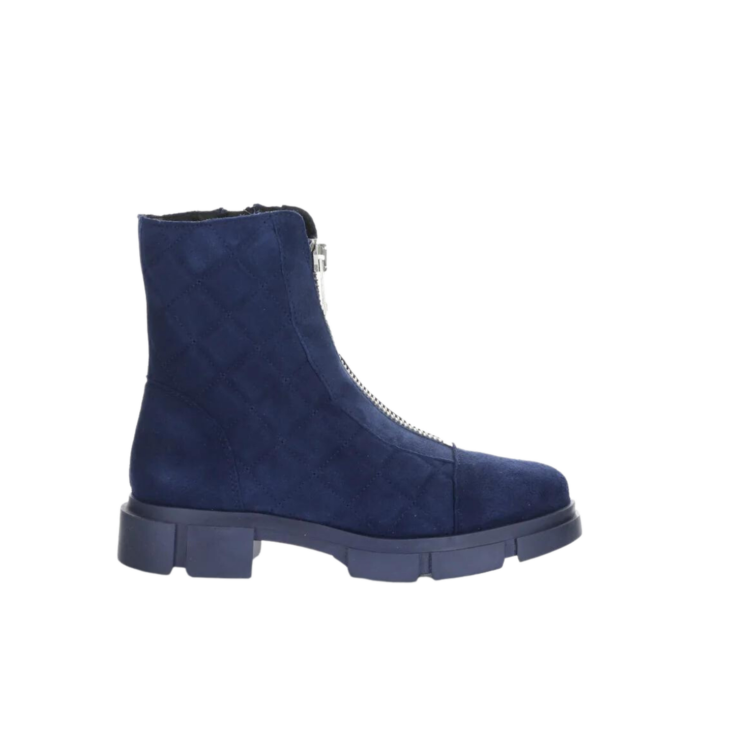 Right side profile of the Bos & Co. Lane Boot in the colour Navy.