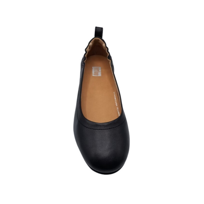 The Fit Flop Allegro Ballet Flat offers a classic silhouette with notable comfort.