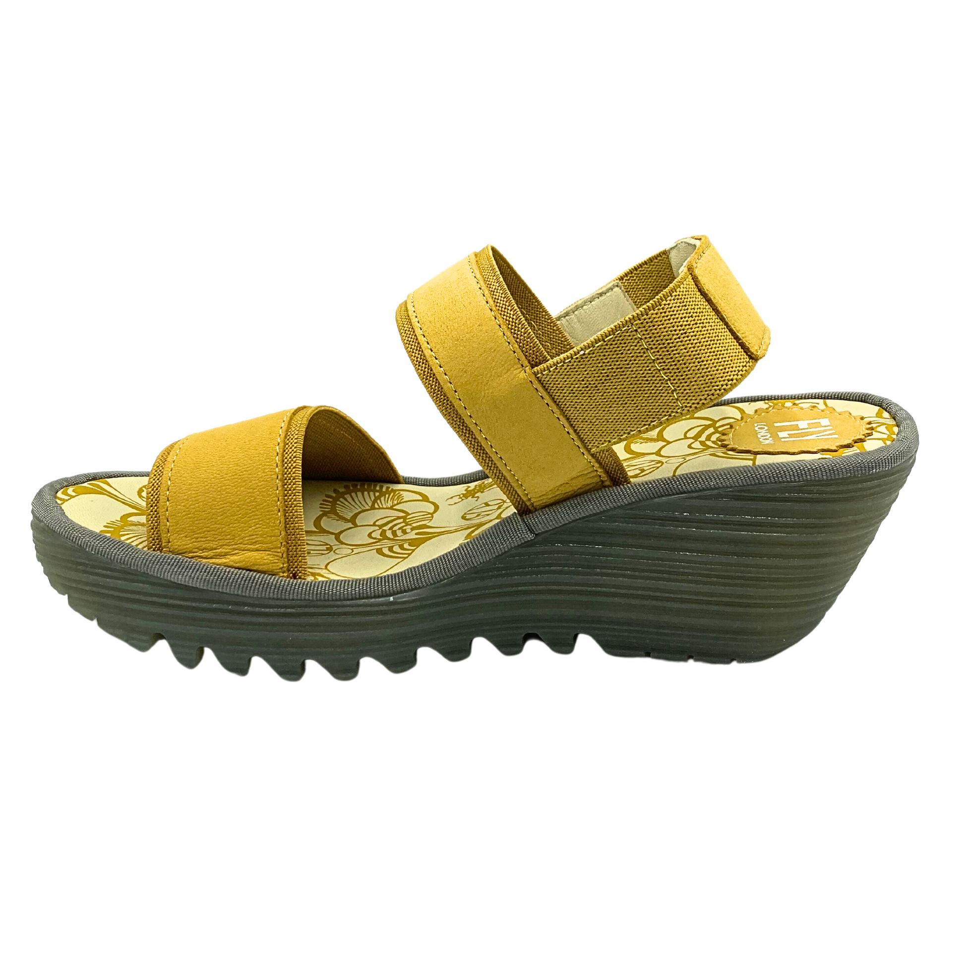 Fly london gold wedge 2025 sandals
