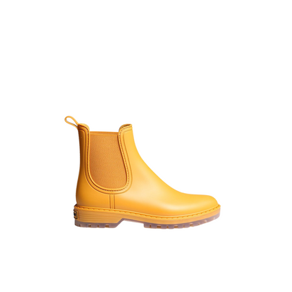 Side profile of the Toni Pons Coney Boot in the colour Ocre.