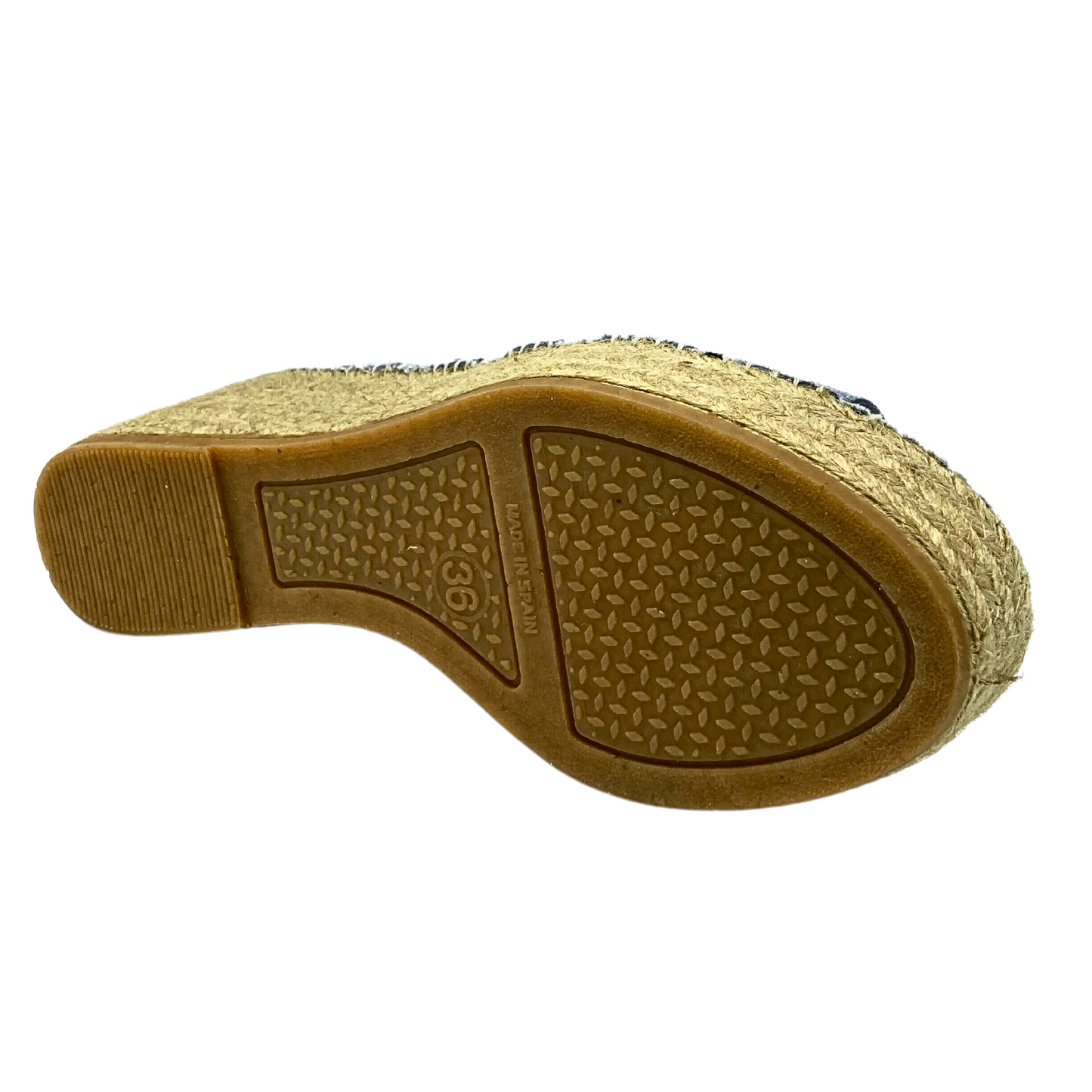 Sole of Toni Pons Iria sandal.  Sole is constructed of rubber
